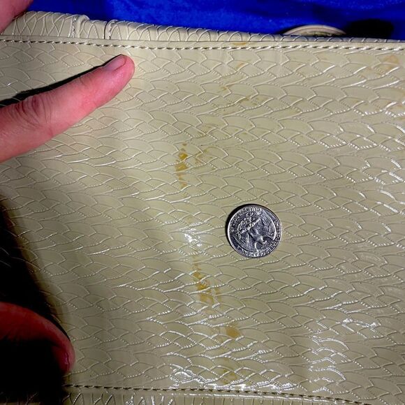 Steve Madden - Beige Reptile Leather - Duffle Purse - Picture 9 of 15